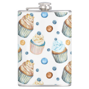 Aquarellkuchen Flachmann