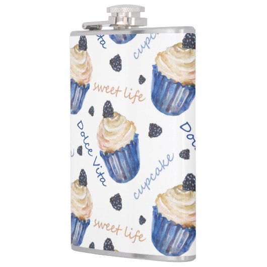 Aquarellkuchen Flachmann (Links)