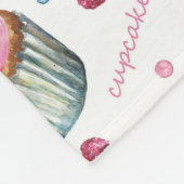 Aquarellkuchen Fleecedecke (Ecke)