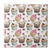 Aquarellkuchen Fliese (Vorderseite)