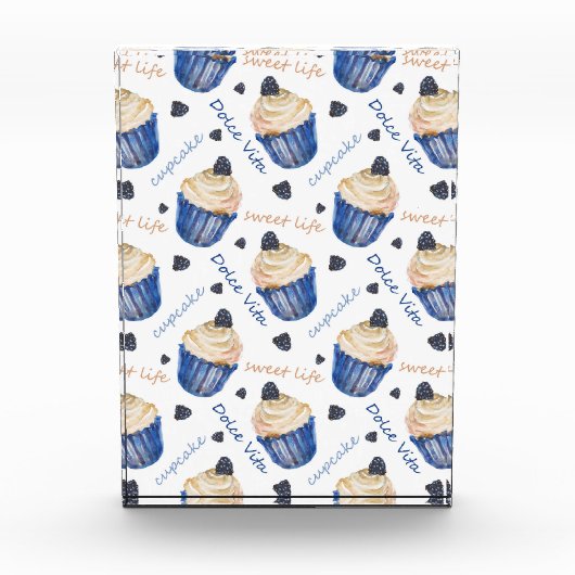 Aquarellkuchen Fotoblock (Vorderseite)