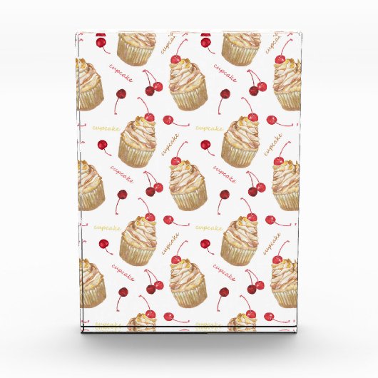 Aquarellkuchen Fotoblock (Vorderseite)