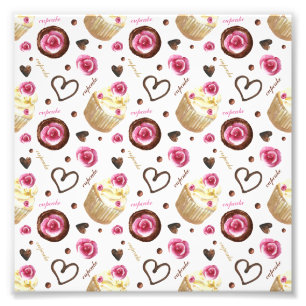 Aquarellkuchen Fotodruck