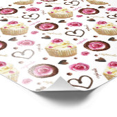 Aquarellkuchen Fotodruck (Ecke)