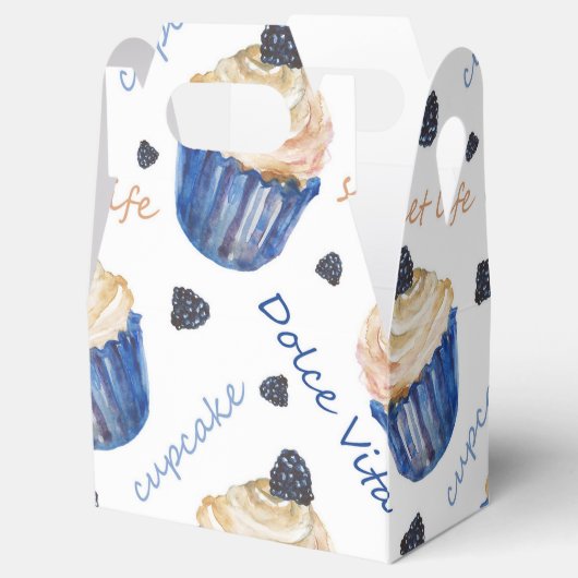 Aquarellkuchen Geschenkschachtel (Geöffnet)