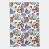 Aquarellkuchen Geschirrtuch (Vertikal)