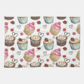 Aquarellkuchen Geschirrtuch (Horizontal)