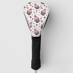 Aquarellkuchen Golf Headcover