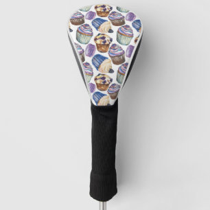Aquarellkuchen Golf Headcover
