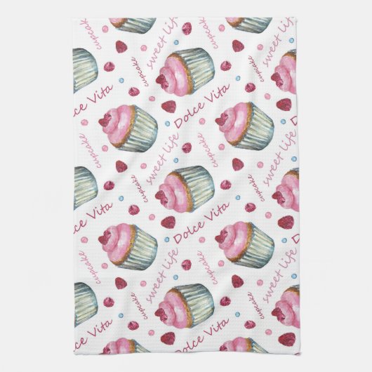 Aquarellkuchen Handtuch (Vertikal)