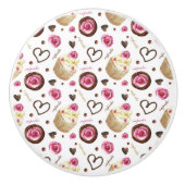 Aquarellkuchen Keramikknauf (Vorderseite)