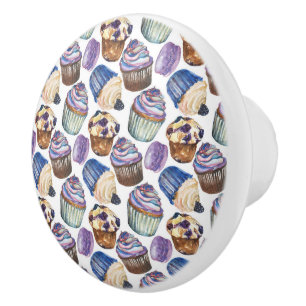 Aquarellkuchen Keramikknauf