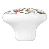 Aquarellkuchen Keramikknauf (Seitenansicht)