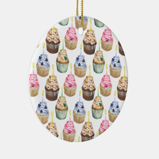 Aquarellkuchen Keramikornament (Rechts)