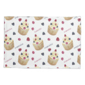 Aquarellkuchen Kissenbezug (Rückseite)