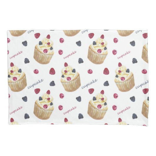 Aquarellkuchen Kissenbezug (Vorderseite)