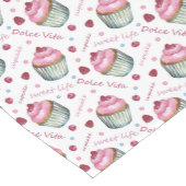 Aquarellkuchen Kurzer Tischläufer (Ecke)