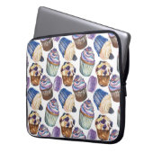 Aquarellkuchen Laptopschutzhülle (Vorderseite Links)