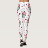 Aquarellkuchen Leggings (Rückseite)