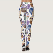 Aquarellkuchen Leggings (Rückseite)