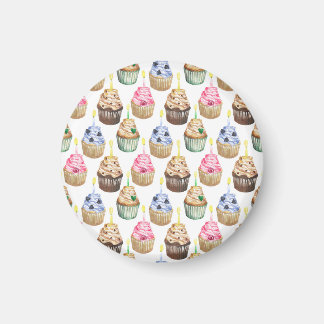 Aquarellkuchen Magnet