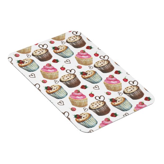 Aquarellkuchen Magnet (Rechte Seite)