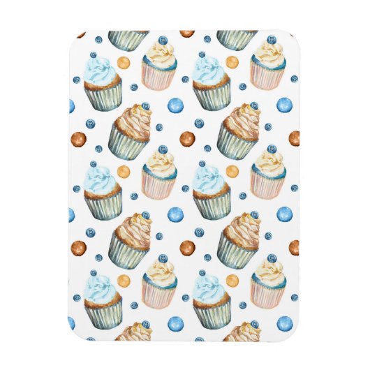 Aquarellkuchen Magnet (Vertikal)