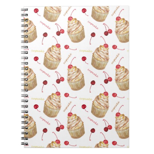 Aquarellkuchen Notizblock (Vorderseite)