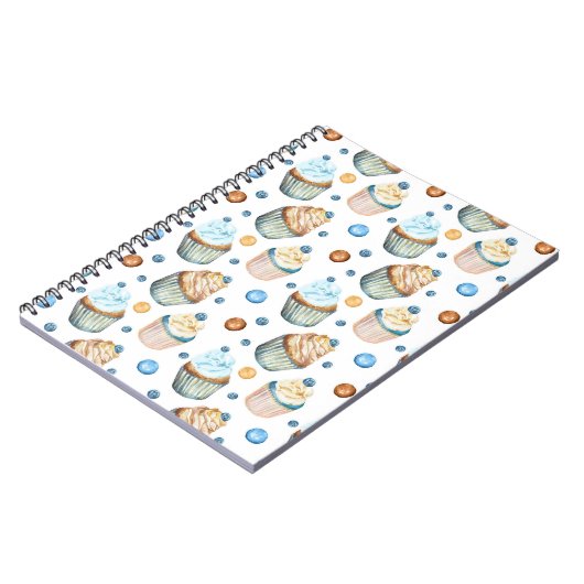 Aquarellkuchen Notizblock (Linke Seite)