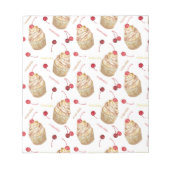 Aquarellkuchen Notizblock (Vorderseite)