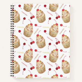 Aquarellkuchen Notizbuch