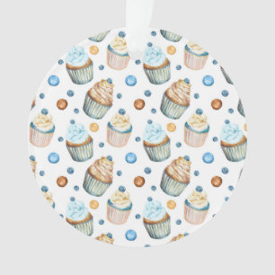 Aquarellkuchen Ornament