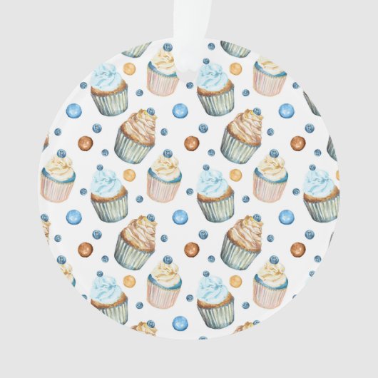 Aquarellkuchen Ornament (Vorderseite)