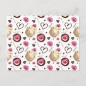 Aquarellkuchen Postkarte (Vorderseite)