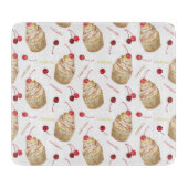 Aquarellkuchen Schneidebrett (Vorderseite)