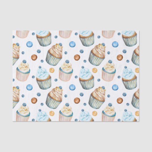Aquarellkuchen Seidenpapier (Vorderseite)
