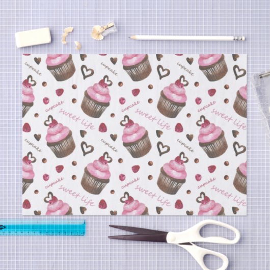 Aquarellkuchen Seidenpapier (Handwerk)