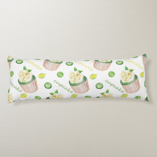 Aquarellkuchen Seitenschläferkissen (Rückseite)