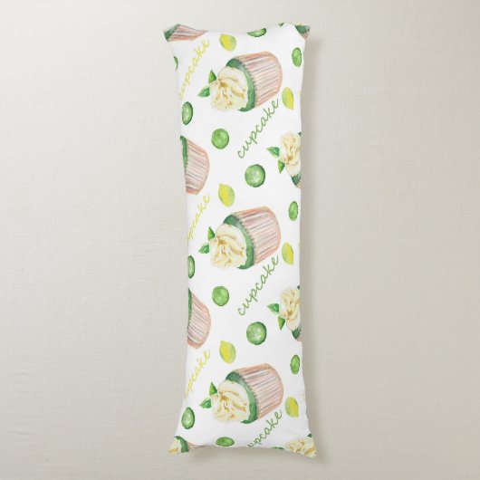 Aquarellkuchen Seitenschläferkissen (Vorderseite Vertikal)