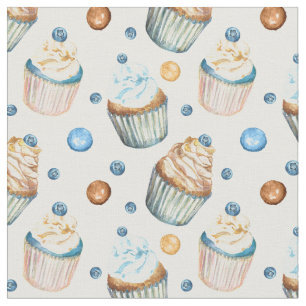 Aquarellkuchen Stoff