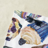Aquarellkuchen Strandtuch (Beispiel)