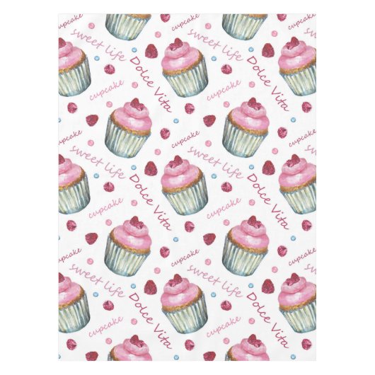 Aquarellkuchen Tischdecke (Vorderseite)