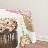 Aquarellkuchen Tischdecke (Beispiel)