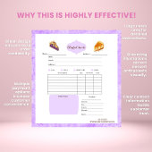 Aquarellkuchen und Backwaren - Aufnahme Notepad Notizblock