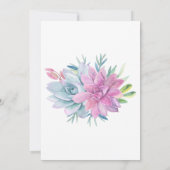 Aquarellkücher Kinderdusche Einladungen (Rückseite)