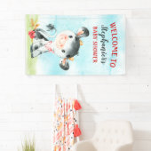 Aquarellkuh Baby Dusche Farm Baby Dusche Banner (Insitu)