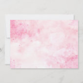 Aquarellkuh Kinderdusche Einladung (Rückseite)