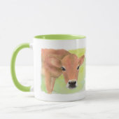 Aquarellkuh-Tasse Tasse (Links)