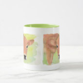 Aquarellkuh-Tasse Tasse (Zentrum)