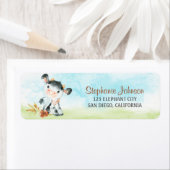 Aquarellkühe Babydusche (Insitu)